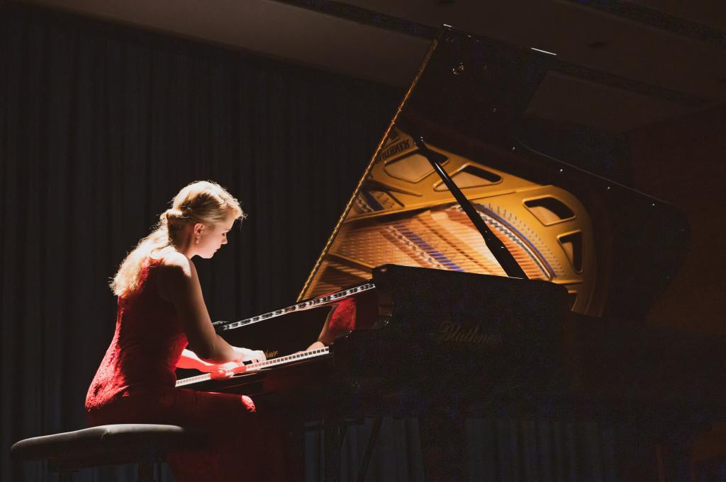 Photo de concert - Pianiste Katharina Treutler