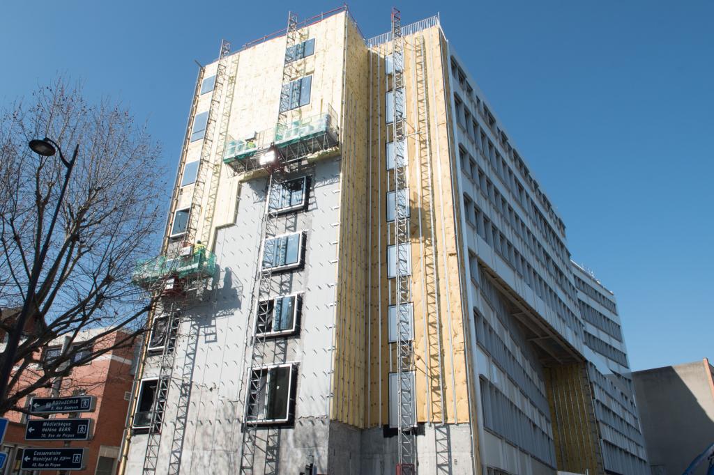 Suivi de chantier - Facade de bâtiment